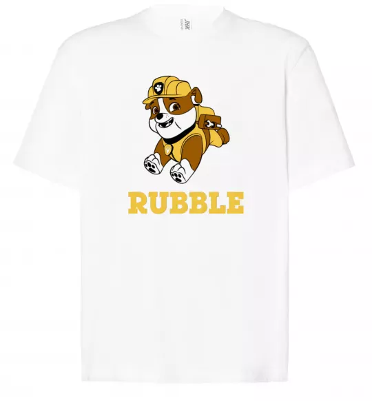 Футболка Оверсайз Rubble Білий фото