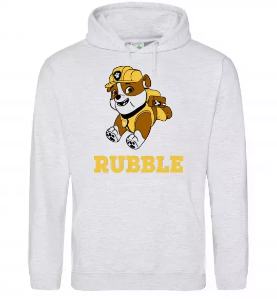 Чоловіча толстовка (худі) Rubble Сірий меланж фото