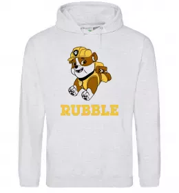 Жіноча толстовка (худі) Rubble Сірий меланж фото