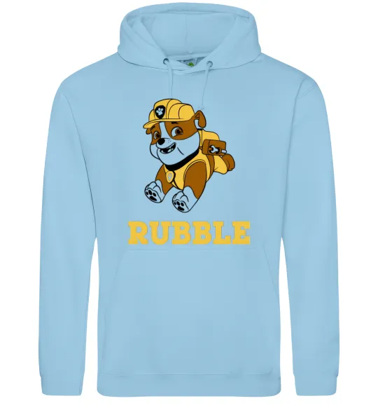 Женская толстовка (худи) Rubble Голубой фото