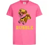 Детская футболка Rubble Ярко-розовый фото
