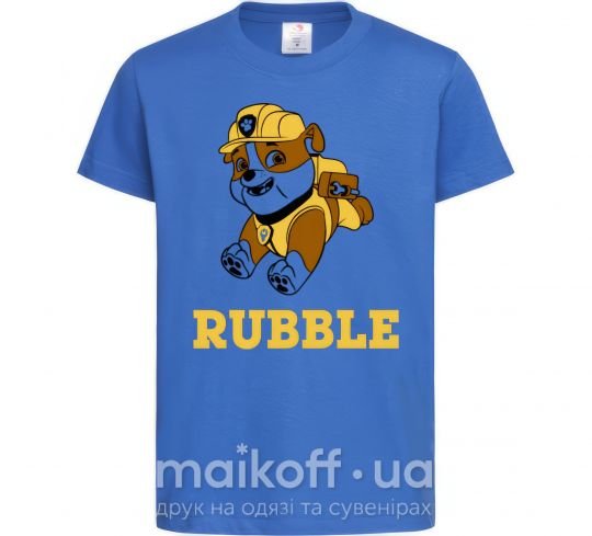 Дитяча футболка Rubble Яскраво-синій фото