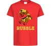 Детская футболка Rubble Красный фото