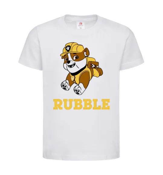 Детская футболка Rubble Белый фото
