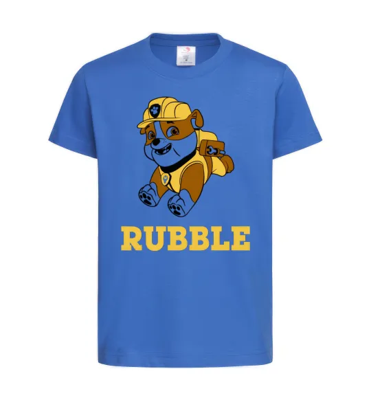Детская футболка Rubble Ярко-синий фото