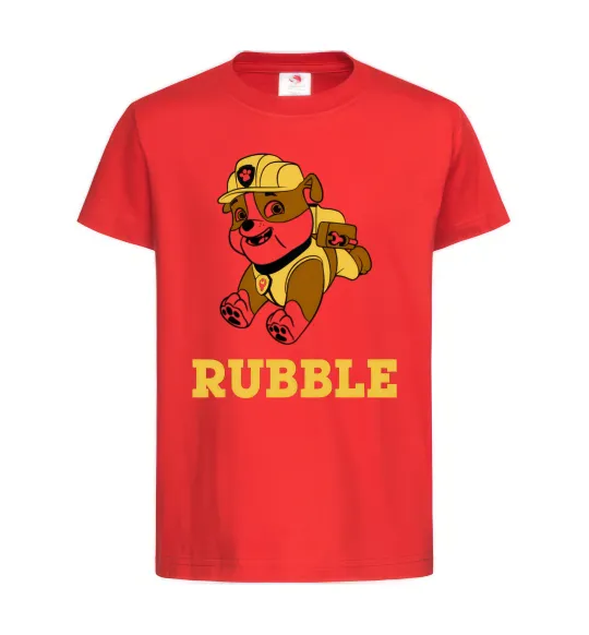 Детская футболка Rubble Красный фото