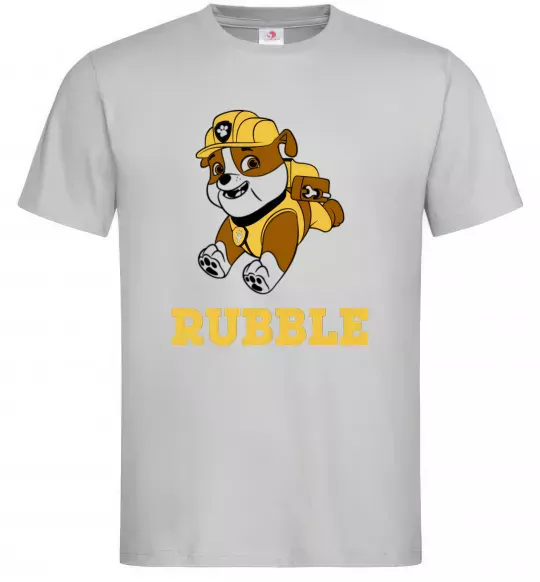 Чоловіча футболка Rubble Сірий фото