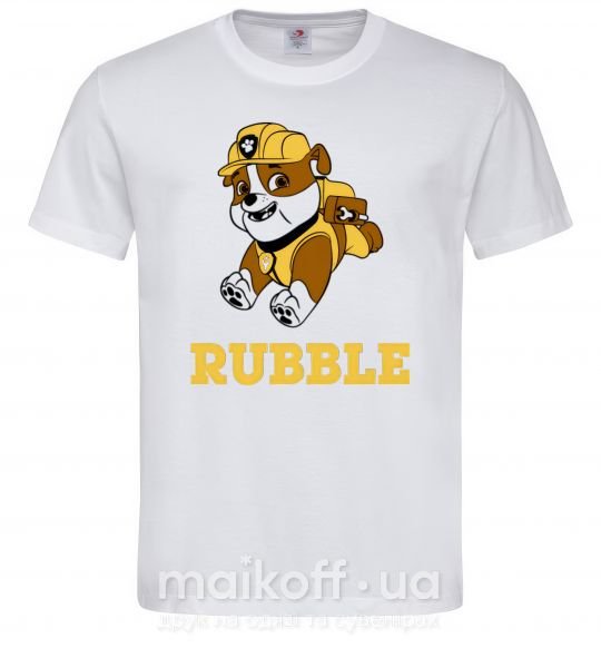 Чоловіча футболка Rubble Білий фото