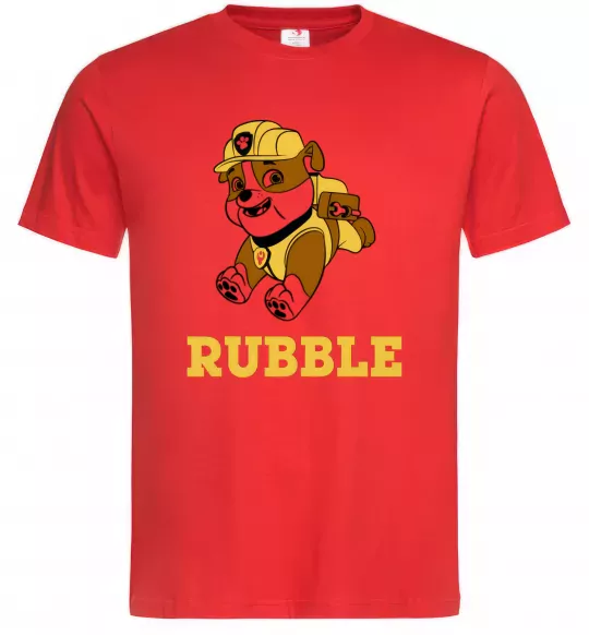 Чоловіча футболка Rubble Червоний фото
