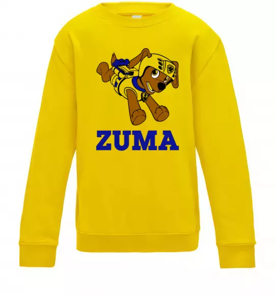 Детский Свитшот Zuma Солнечно желтый фото