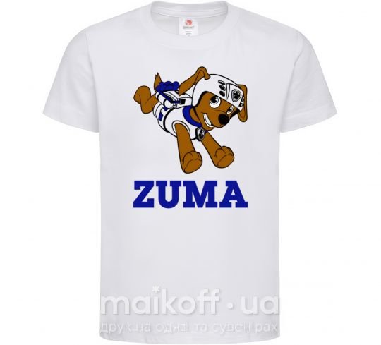 Дитяча футболка Zuma Білий фото