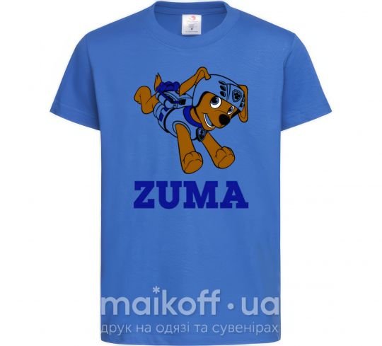 Дитяча футболка Zuma Яскраво-синій фото