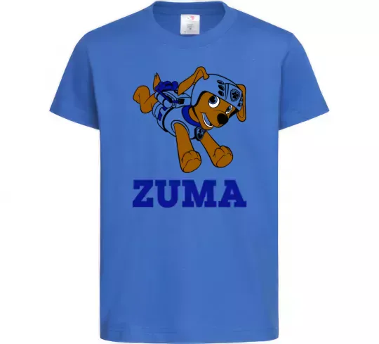 Дитяча футболка Zuma Яскраво-синій фото