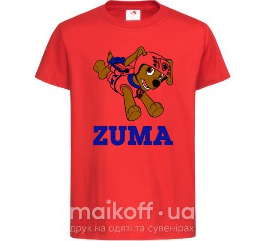 Дитяча футболка Zuma Червоний фото