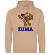 Мужская толстовка (худи) Zuma Песочный фото