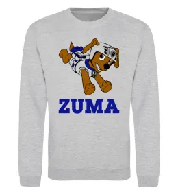 Свитшот Zuma Серый меланж фото