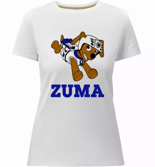 Жіноча преміум футболка Zuma Білий фото