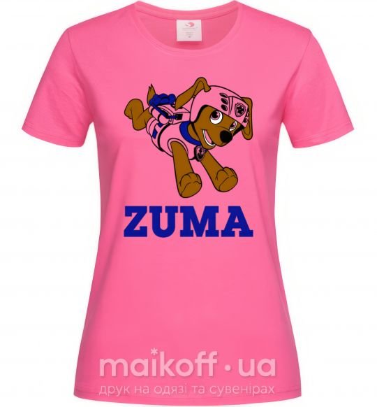 Жіноча футболка Zuma Яскраво-рожевий фото