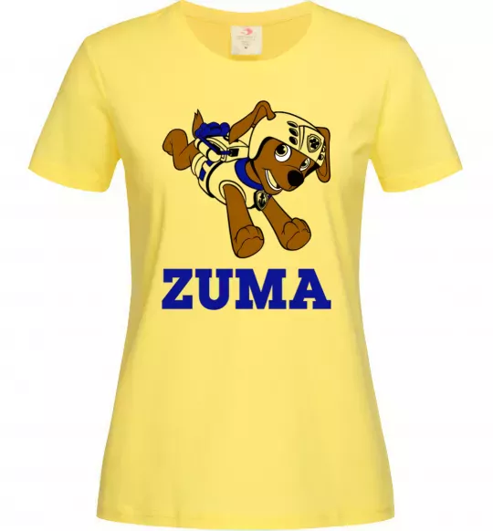 Женская футболка Zuma Лимонный фото