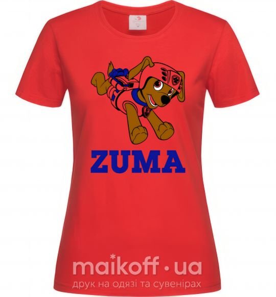 Жіноча футболка Zuma Червоний фото