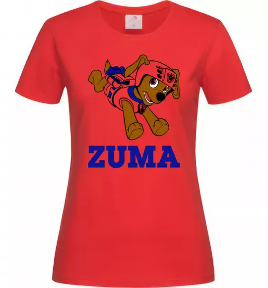 Женская футболка Zuma Красный фото