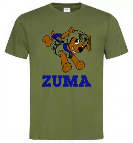 Мужская футболка Zuma Оливковый фото