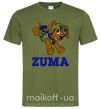 Мужская футболка Zuma Оливковый фото