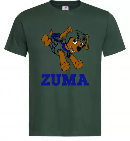 Чоловіча футболка Zuma Темно-зелений фото
