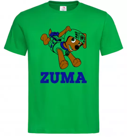 Чоловіча футболка Zuma Зелений фото