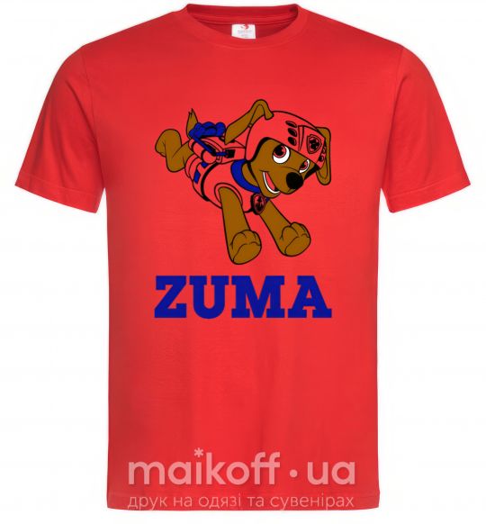 Чоловіча футболка Zuma Червоний фото