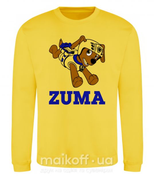 Світшот Zuma Сонячно жовтий фото