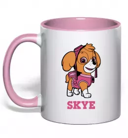 Чашка з кольоровою ручкою