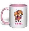 Чашка с цветной ручкой Skye Нежно розовый Чашка с цветной ручкой Skye Нежно розовый фото