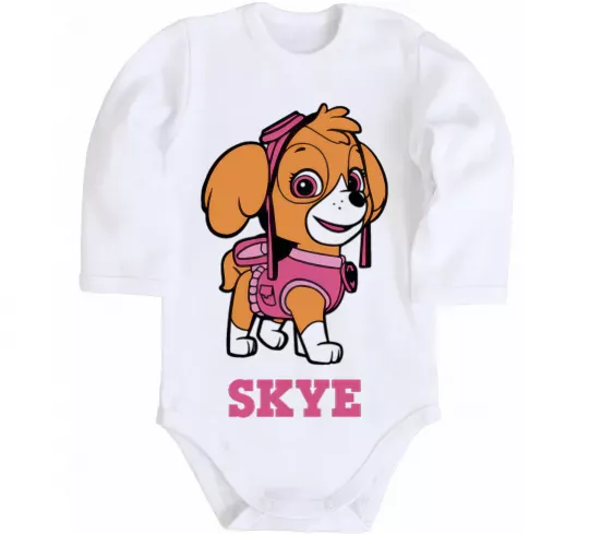 Дитячий бодік Skye Білий фото