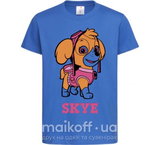 Дитяча футболка Skye Яскраво-синій фото