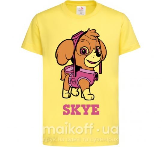 Дитяча футболка Skye Лимонний фото