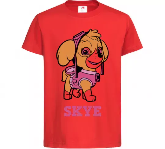 Дитяча футболка Skye Червоний фото