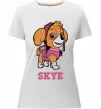Жіноча преміум футболка Skye Білий фото