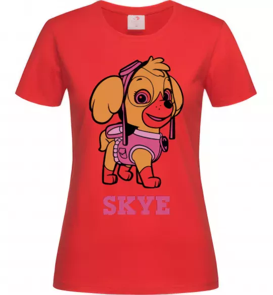 Жіноча футболка Skye Червоний фото