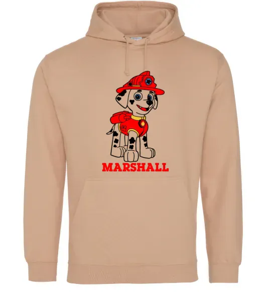 Мужская толстовка (худи) Marshall Песочный фото
