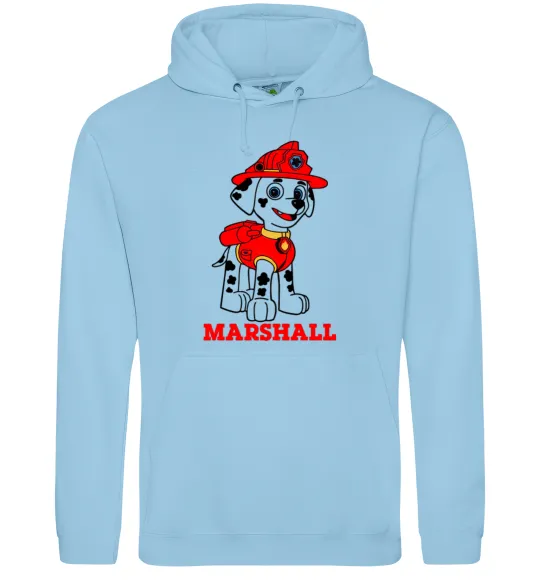 Чоловіча толстовка (худі) Marshall Блакитний фото