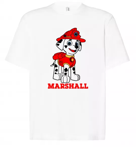 Футболка Оверсайз Marshall Белый фото