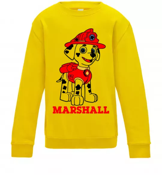 Детский Свитшот Marshall Солнечно желтый фото