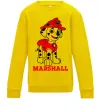 Детский Свитшот Marshall Солнечно желтый фото