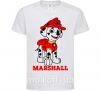 Детская футболка Marshall Белый фото