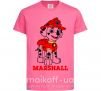 Дитяча футболка Marshall Яскраво-рожевий фото