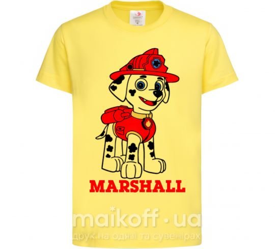 Дитяча футболка Marshall Лимонний фото
