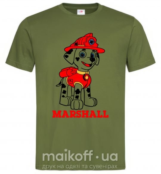 Чоловіча футболка Marshall Оливковий фото
