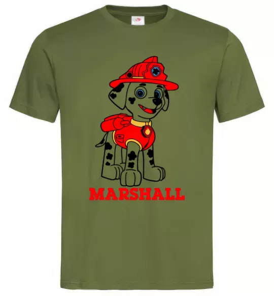 Чоловіча футболка Marshall Оливковий фото