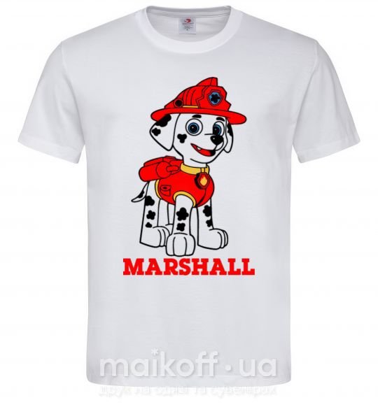 Чоловіча футболка Marshall Білий фото